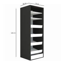 DULAP LEX 75-240-66 B GRI/DECOR K004